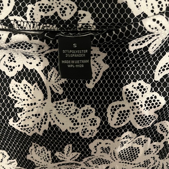 NYCC black & white mid length pencil skirt - Picture 3 of 5